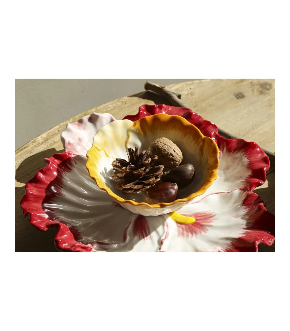 Bol Flor Pintado A Mano Diametro 12.5cm Love&home-Salvador Bachiller Online