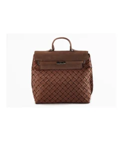 Bolso Mochila Solapa Plisado Trenza Christine-Salvador Bachiller