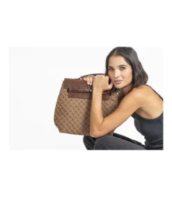 Bolso Mochila Solapa Plisado Trenza Christine-Salvador Bachiller Clearance
