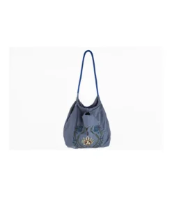 Bolso Plegable Bordado Cachemira-Salvador Bachiller Clearance
