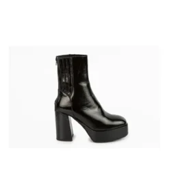 Botin Con Tacon Charol Mauve-Salvador Bachiller Outlet