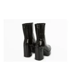 Botin Con Tacon Charol Mauve-Salvador Bachiller Outlet