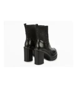 Botin Con Tacon Mauve-Salvador Bachiller Clearance