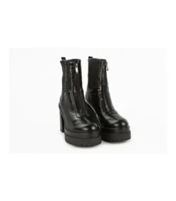 Botin Con Tacon Mauve-Salvador Bachiller Clearance