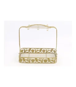 Expositor Cesta De 6 Vasos Y Platos 30x27.5x18cm Love&home-Salvador Bachiller Online