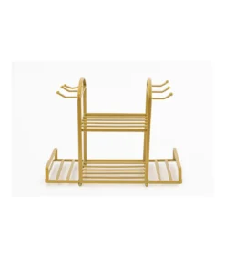 Expositor Cesta De 6 Vasos Y Platos 32.5x24.5x17cm Love&home-Salvador Bachiller Best