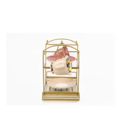 Expositor Cesta De 6 Vasos Y Platos 32.5x24.5x17cm Love&home-Salvador Bachiller Best