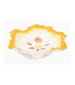 Fuente Plato Flor Pintado A Mano Diametro 28cm Love&home-Salvador Bachiller Clearance