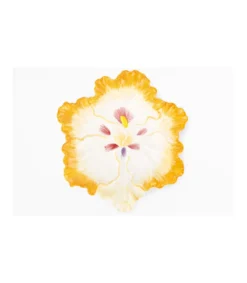 Fuente Plato Flor Pintado A Mano Diametro 28cm Love&home-Salvador Bachiller Clearance
