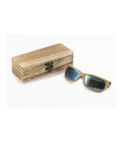 Gafas De Sol Madera azul-Salvador Bachiller Discount