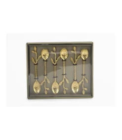 Juego 6 Cucharas Hojas Largo18cm Love&home-Salvador Bachiller New
