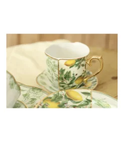 Juego Taza Y Plato Asimetrico Love&home-Salvador Bachiller New