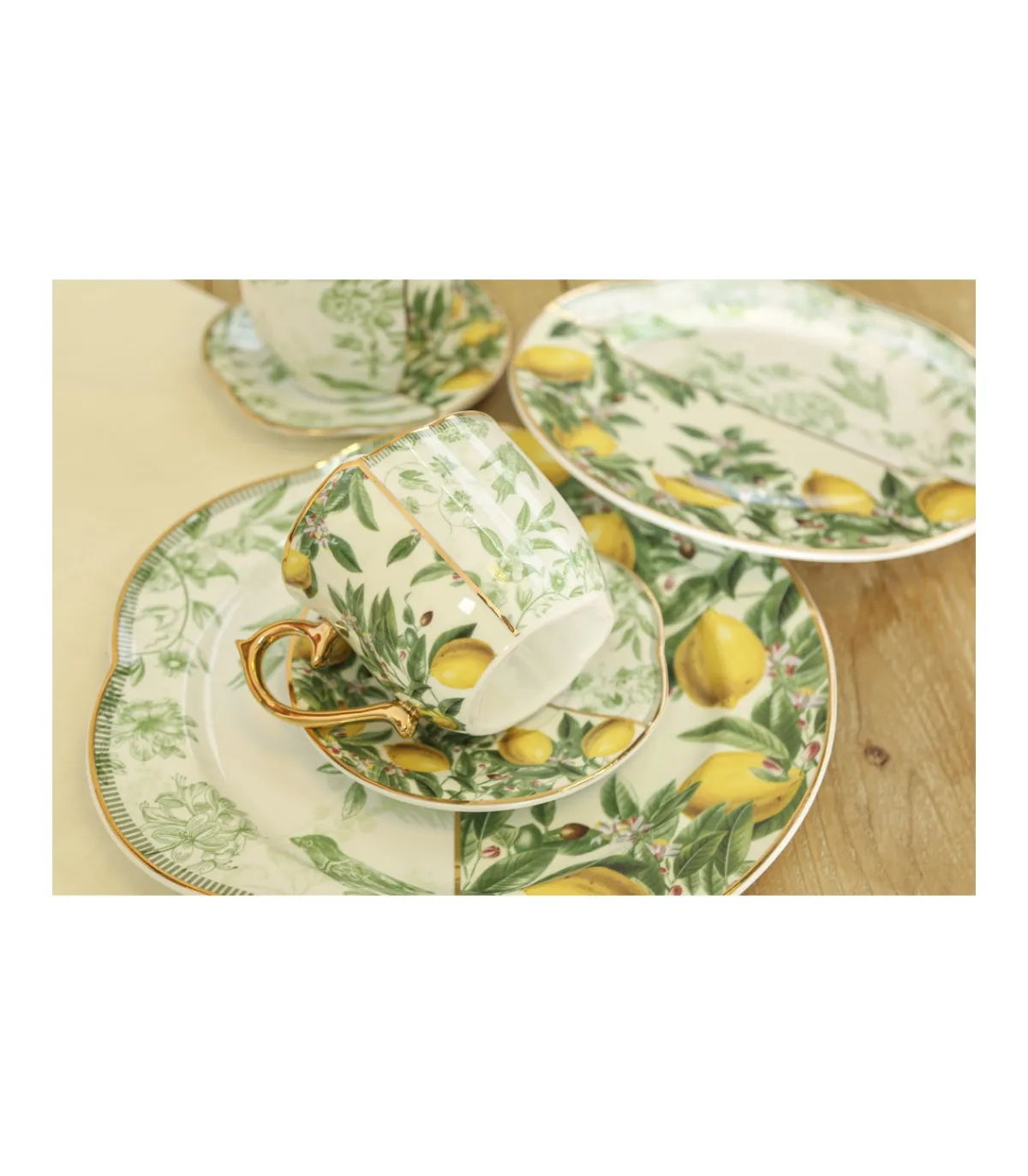 Juego Taza Y Plato Asimetrico Love&home-Salvador Bachiller New