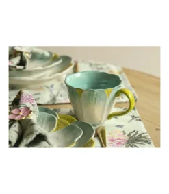 Mug Taza Flor 14.5x11.5x8.3cm Love&home-Salvador Bachiller Online