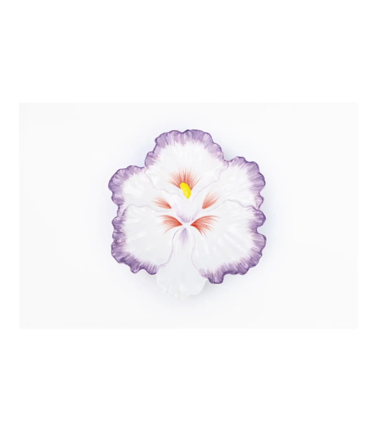 Plato Diametro Flor Pintado A Mano 24cm Love&home-Salvador Bachiller Sale
