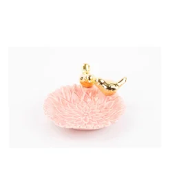 Plato Flor 2 Pajaritos Diametro 12cm Love&home-Salvador Bachiller Discount
