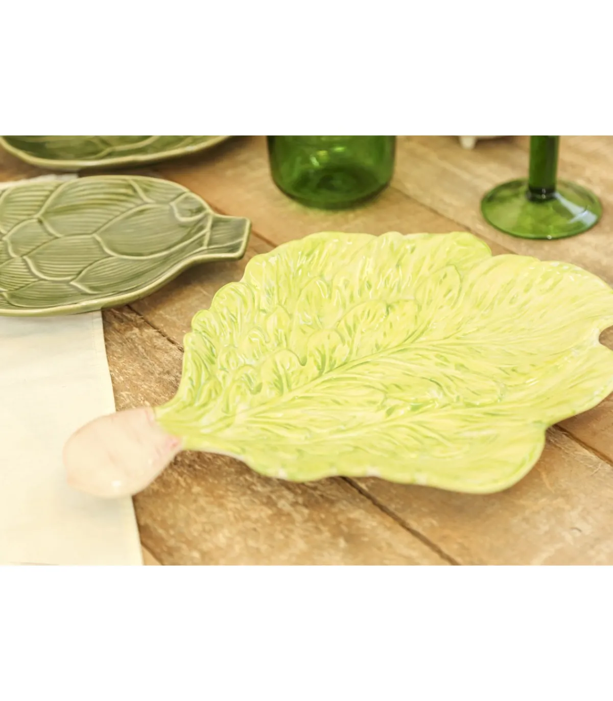 Plato Hojas 30x22.5x4cm Love&home-Salvador Bachiller Sale