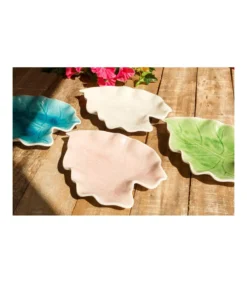 Plato Hoja 24x17x4cm Love&home-Salvador Bachiller Online