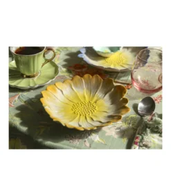 Plato Hondo Flor 20x20x1.5cm Love&home-Salvador Bachiller Outlet