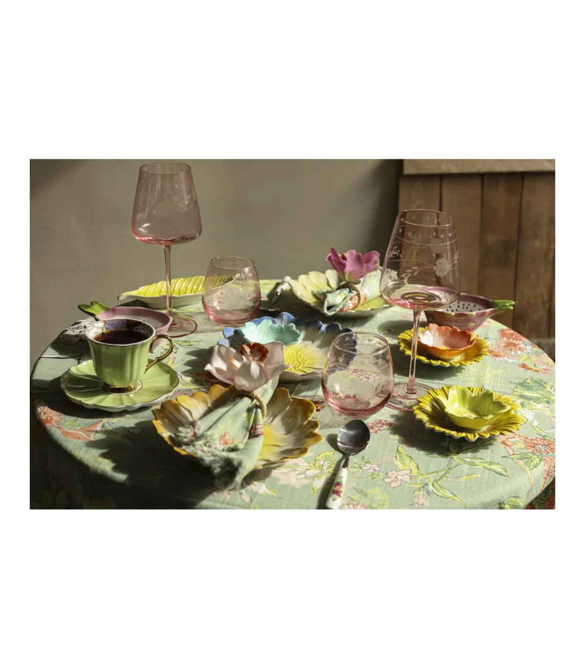 Plato Hondo Flor 20x20x1.5cm Love&home-Salvador Bachiller Outlet