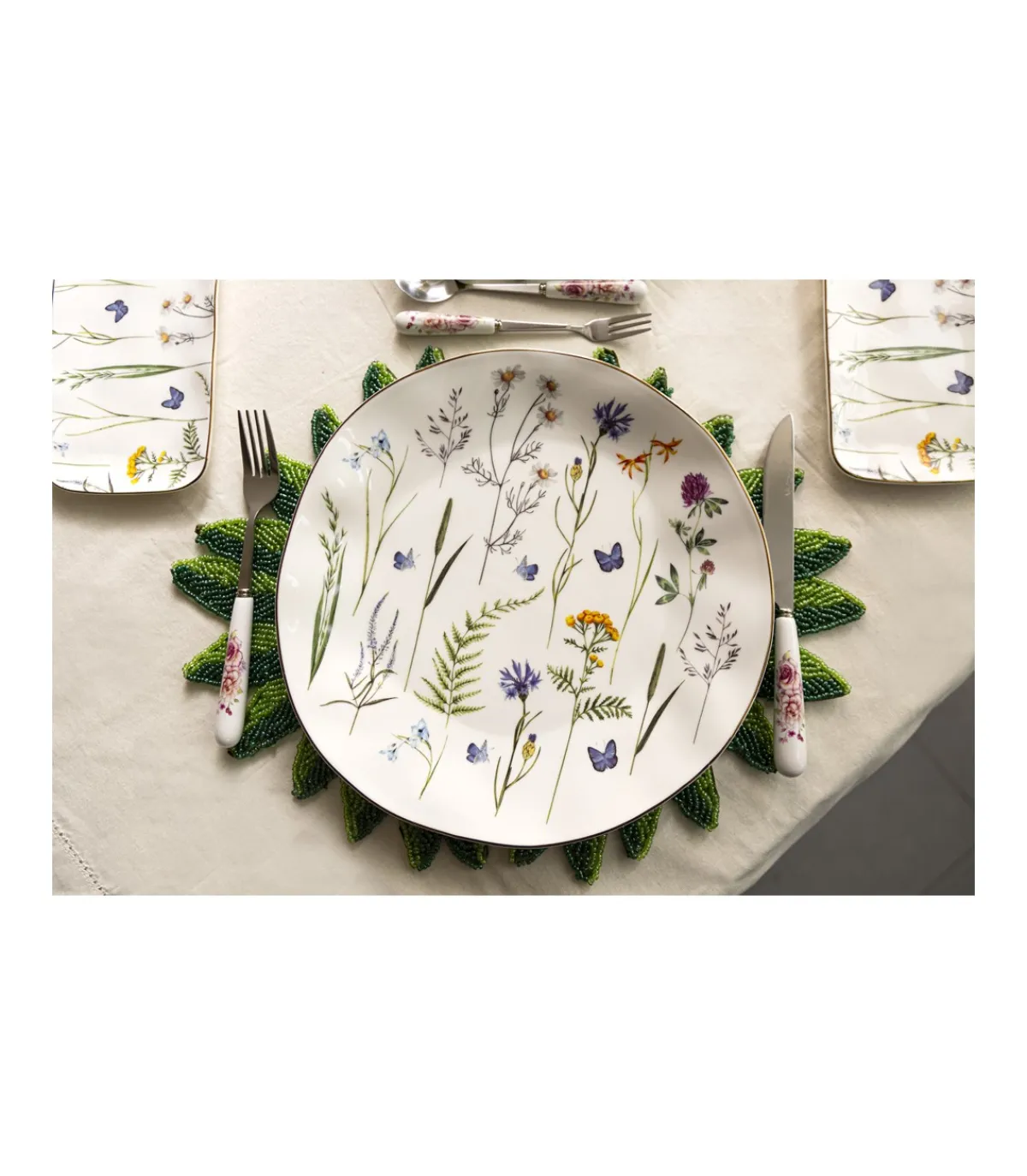 Plato Ovalado Filo Dorado 26cm Love&home-Salvador Bachiller Clearance