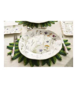 Plato Ovalado Filo Dorado 26cm Love&home-Salvador Bachiller Clearance