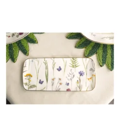 Plato Rectangular Filo Dorado 22cm Love&home-Salvador Bachiller Best