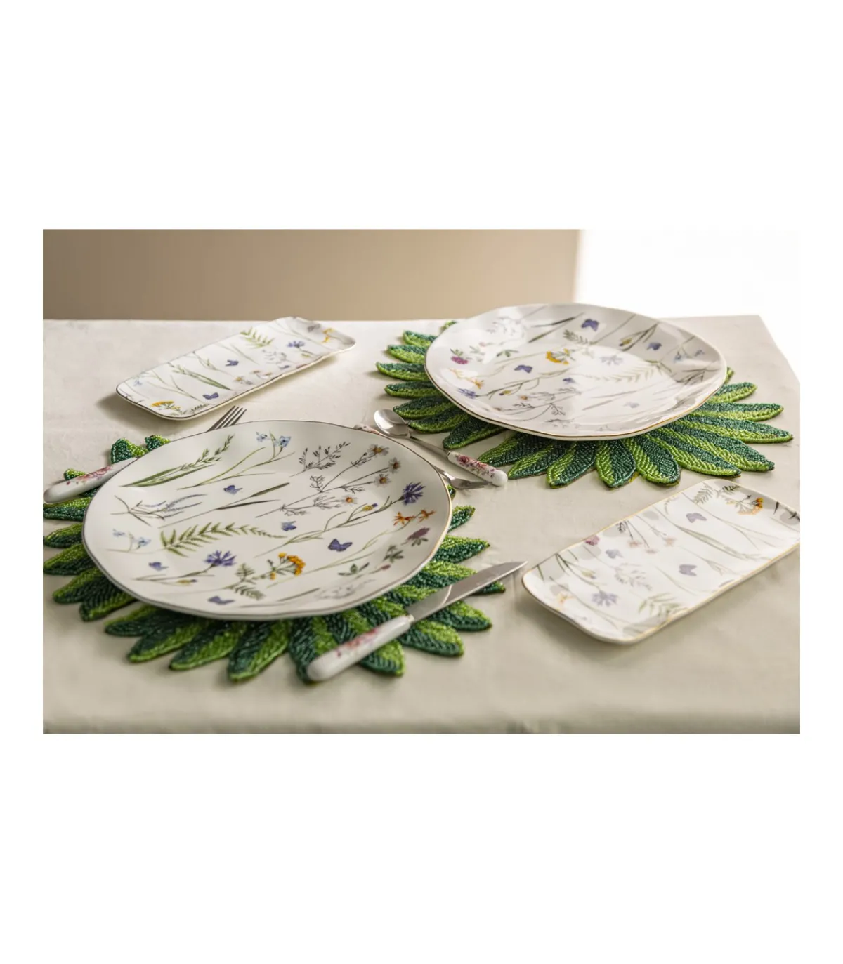 Plato Rectangular Filo Dorado 22cm Love&home-Salvador Bachiller Best