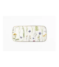 Plato Rectangular Filo Dorado 22cm Love&home-Salvador Bachiller Best