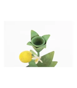 Portavelas 2 Limones Alto 15cm Love&home-Salvador Bachiller Online