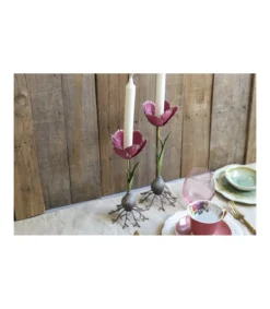Portavelas Tulipan Alto 25cm Love&home-Salvador Bachiller Sale
