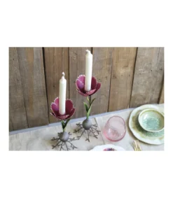 Portavelas Tulipan Alto 30cm Love&home-Salvador Bachiller Best