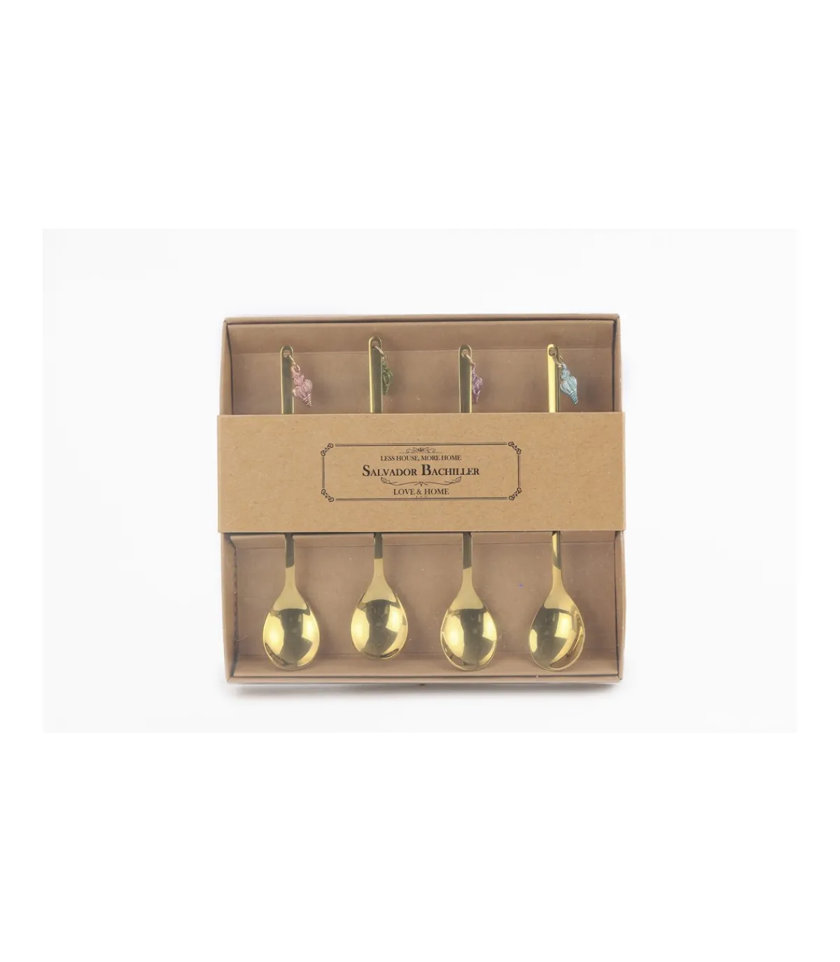 Set De 4 Cucharillas Conchas Love&home-Salvador Bachiller Sale