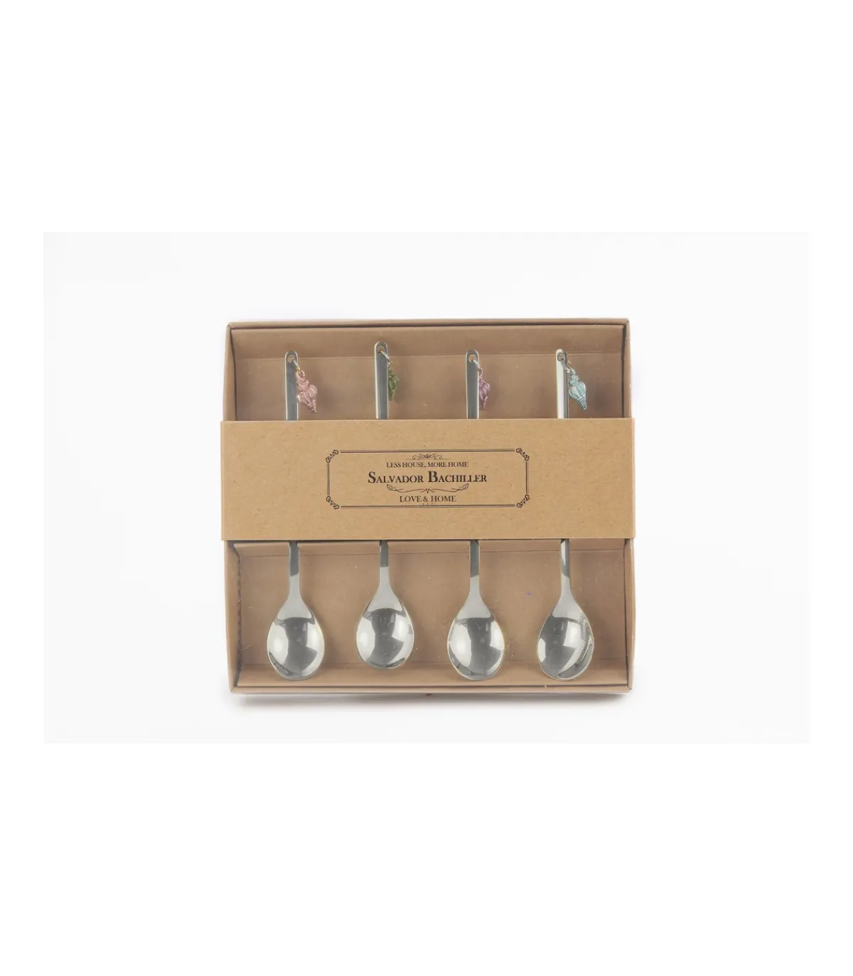 Set De 4 Cucharillas Conchas Love&home-Salvador Bachiller