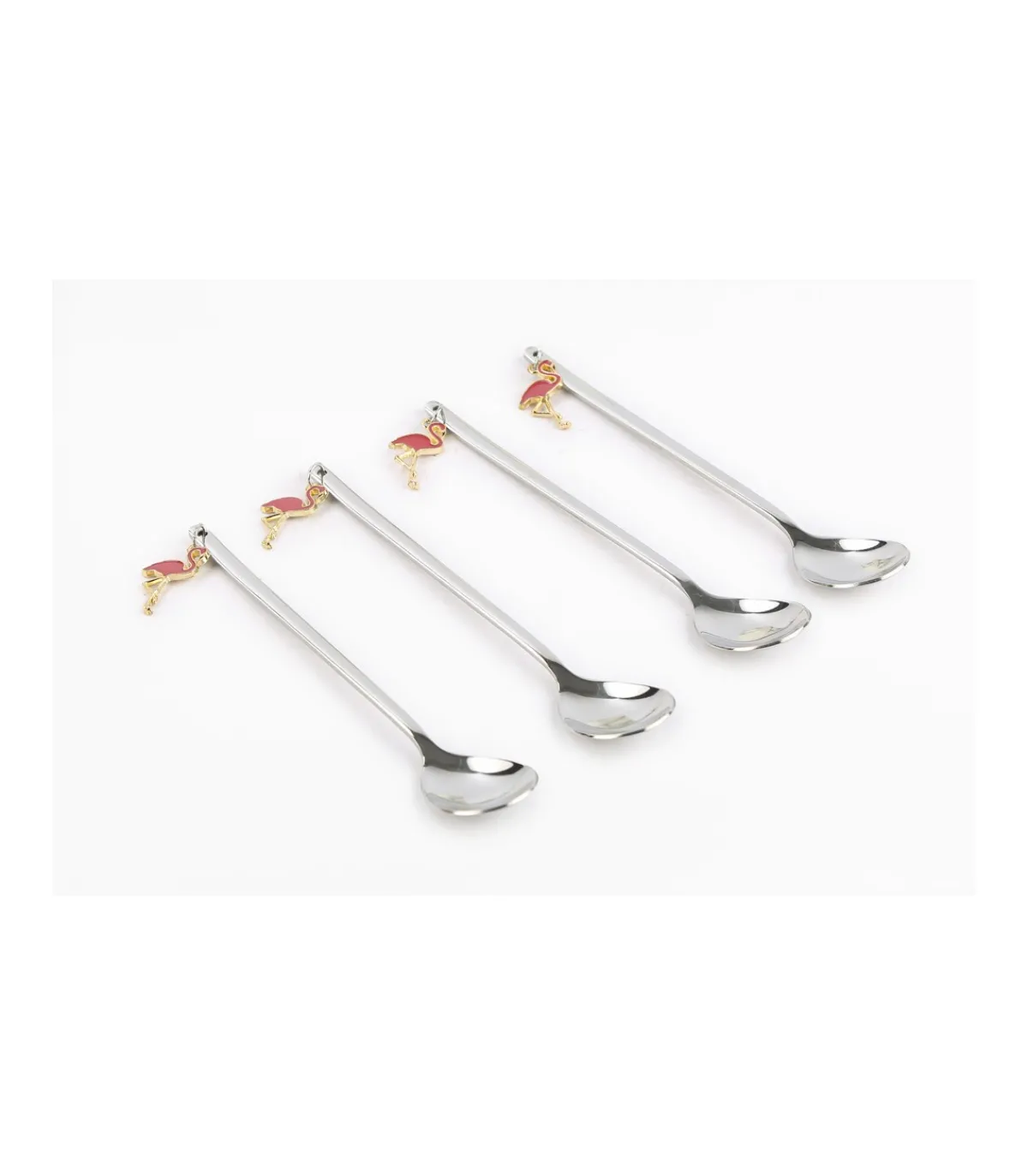 Set De 4 Cucharillas Flamingos Love&home-Salvador Bachiller New