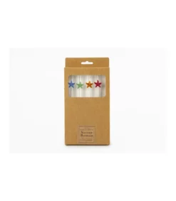 Set De 4 Pajitas Estrellas De Mar Con Cepillo Love&home-Salvador Bachiller Outlet