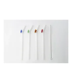 Set De 4 Pajitas Estrellas De Mar Con Cepillo Love&home-Salvador Bachiller Outlet