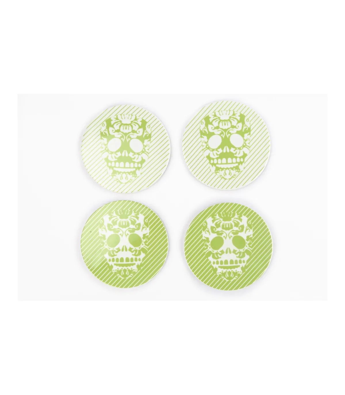 Set De 4 Posavasos Calavera Love&home-Salvador Bachiller Outlet
