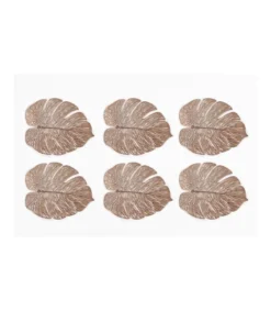 Set De 6 Posavasos Hoja Love&home-Salvador Bachiller Sale