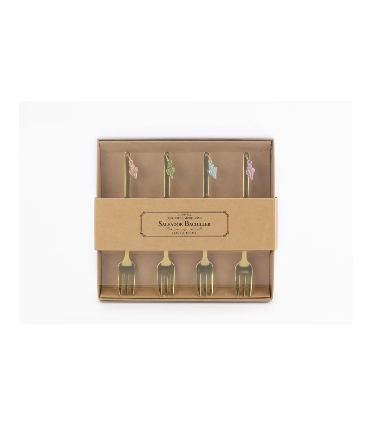 Set De 4 Tenedores Conchas Love&home-Salvador Bachiller Clearance