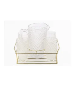 Set Jarra Y 4 Vasos 350ml Love&home-Salvador Bachiller Online
