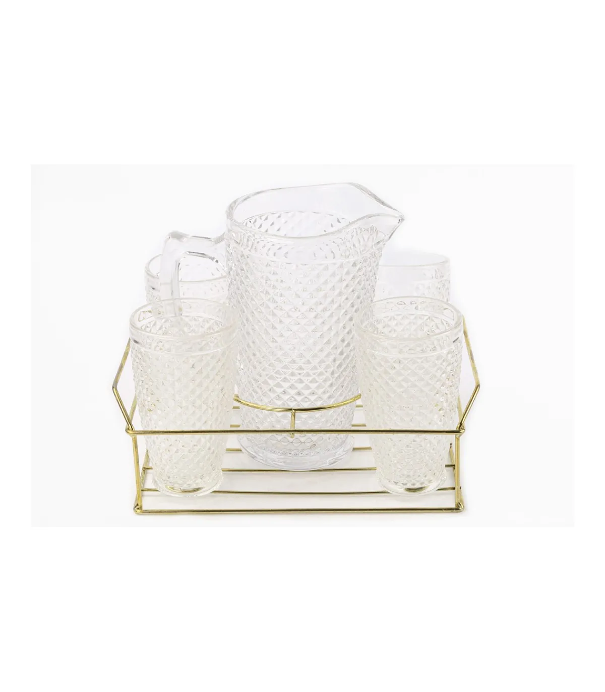Set Jarra Y 4 Vasos 350ml Love&home-Salvador Bachiller Online