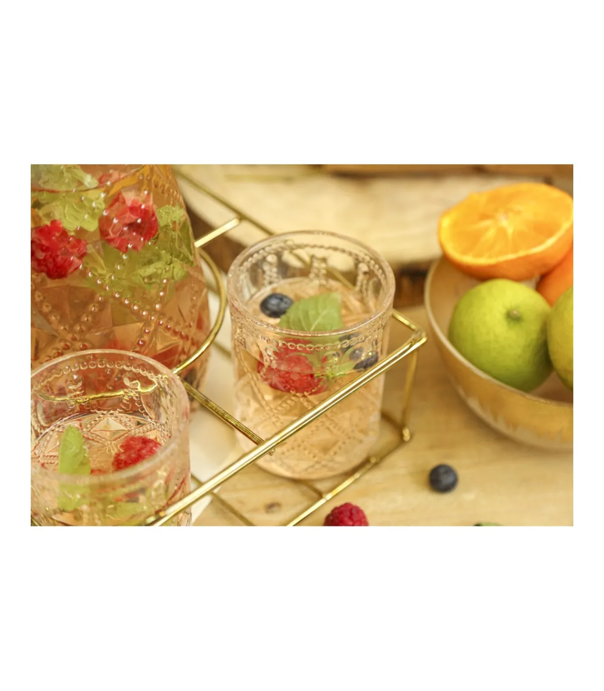 Set Jarra Y 4 Vasos 300ml Love&home-Salvador Bachiller Best