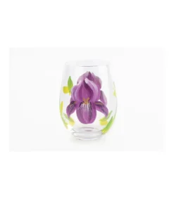 Vaso Pintado A Mano Flores Love&home-Salvador Bachiller Online