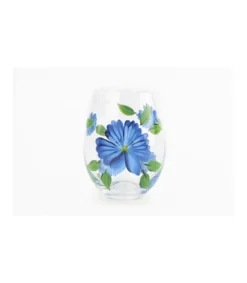 Vaso Pintado A Mano Flores Love&home-Salvador Bachiller Outlet