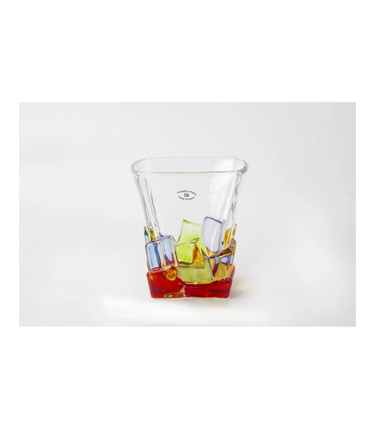 Vaso Pintado A Mano 300ml Love&home-Salvador Bachiller Online