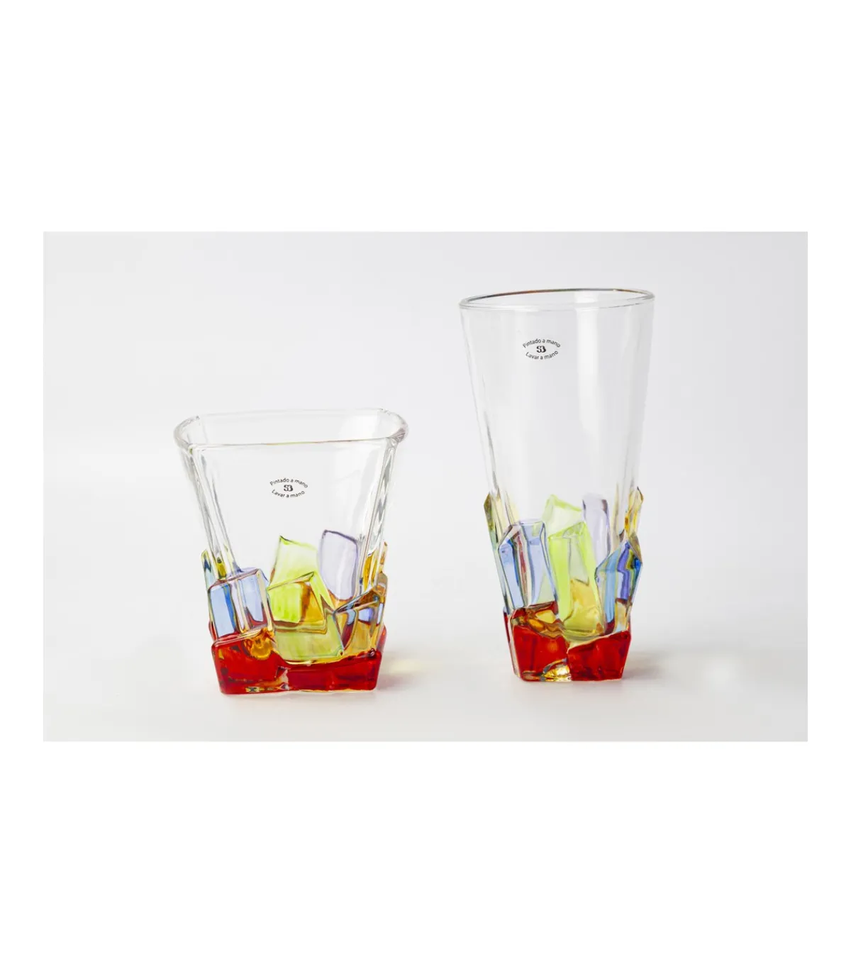 Vaso Pintado A Mano 300ml Love&home-Salvador Bachiller Online