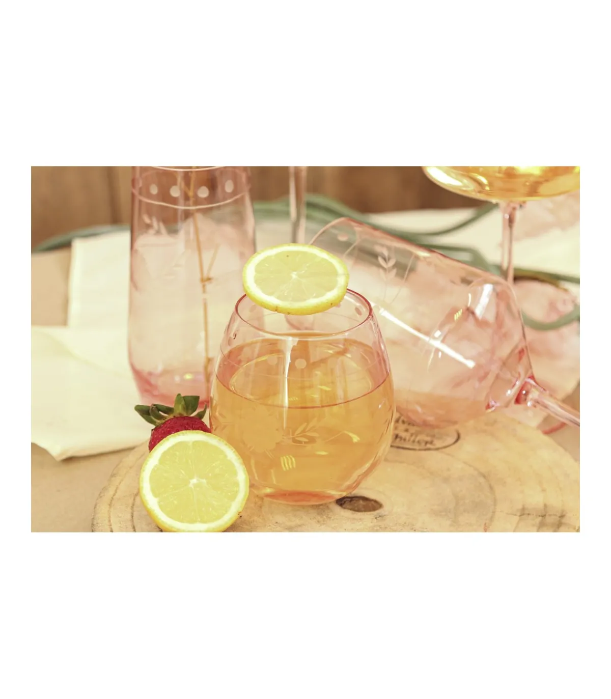 Vaso Tallado 440ml Love&home-Salvador Bachiller Sale
