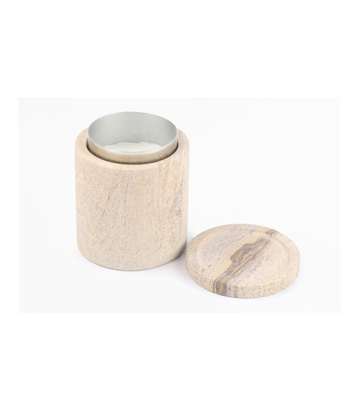 Vela Con Tarro De Marmol Amber & Black Currant Love&home-Salvador Bachiller New